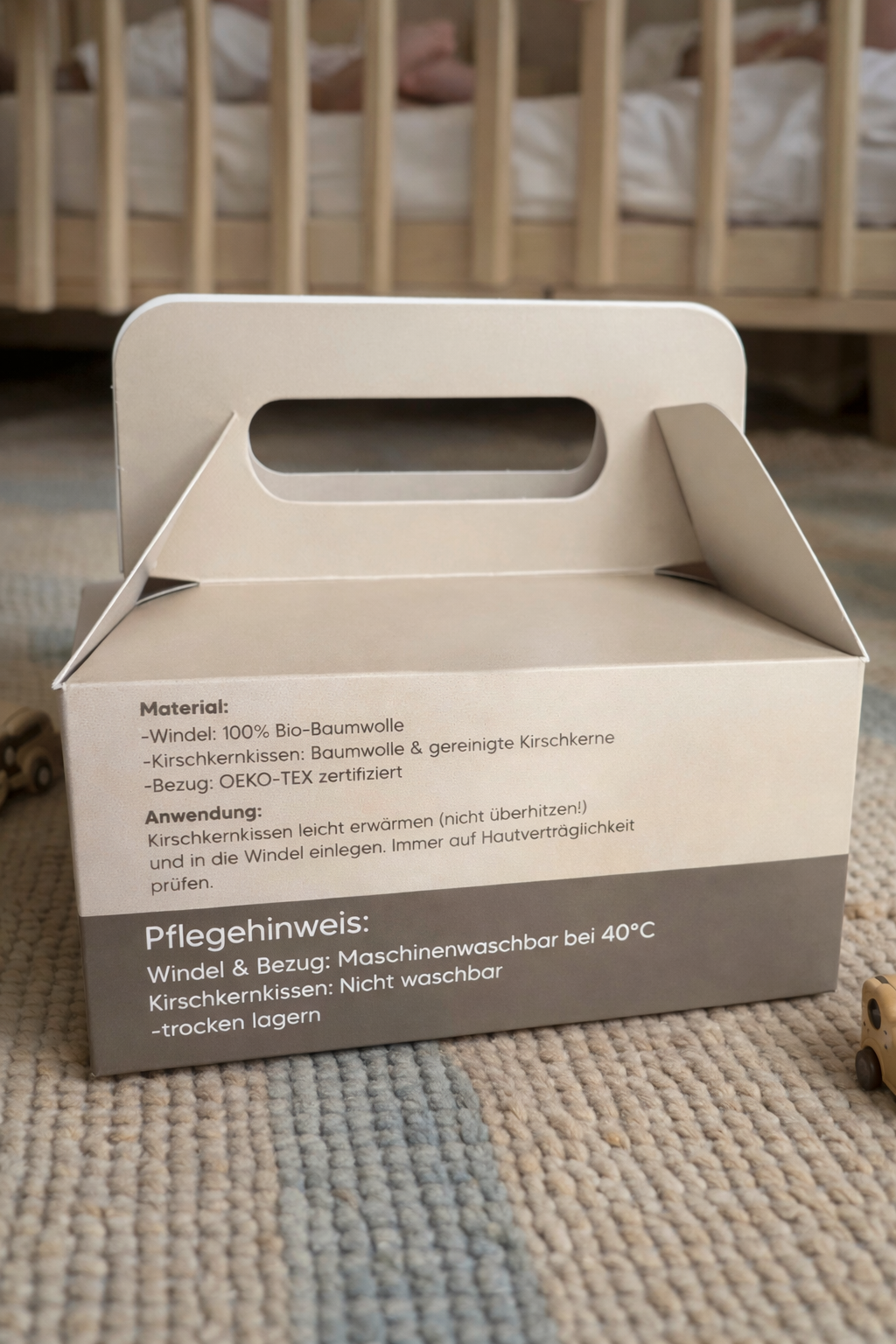BeSmart® Stoffwindel Set (0-3 Monate) - 5 waschbare Windeln mit Kirschkernkissen | Wiederverwendbar & nachhaltig