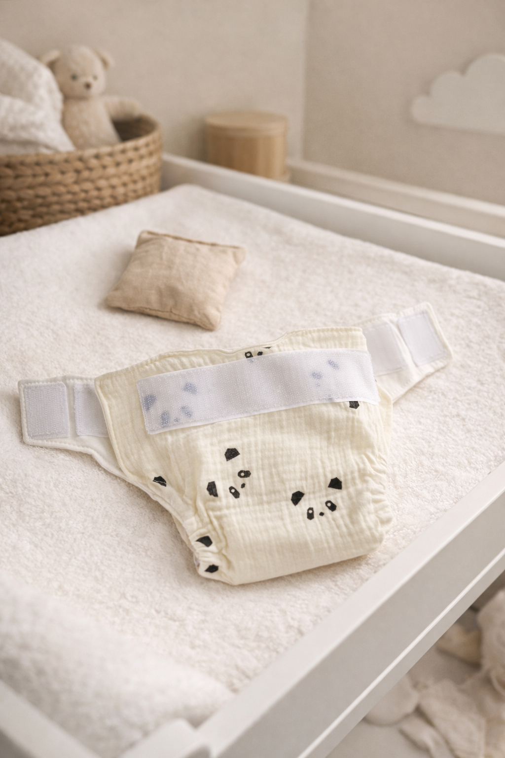 BeSmart® Stoffwindel Set (0-3 Monate) - 5 waschbare Windeln mit Kirschkernkissen | Wiederverwendbar & nachhaltig